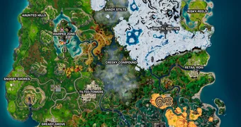 Map concept fortnite chapter 4 season 5 warped